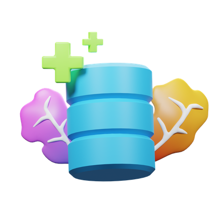 Add Database  3D Icon