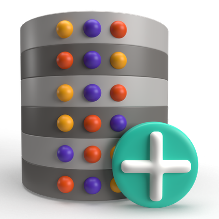 Add Database  3D Icon