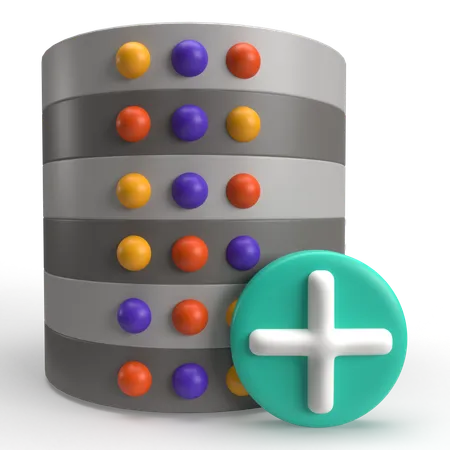 Add Database  3D Icon