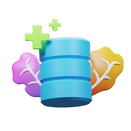 Add Database  3D Icon