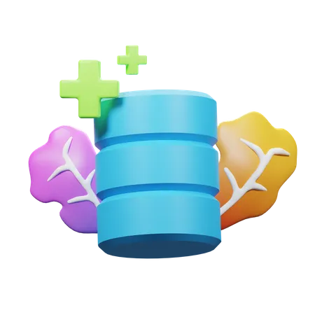 Add Database  3D Icon