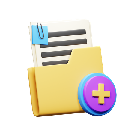 Add Document  3D Icon