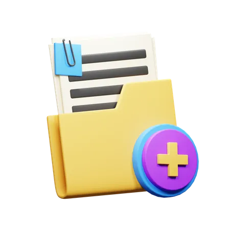 Add Document  3D Icon