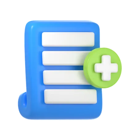 Add Document  3D Icon