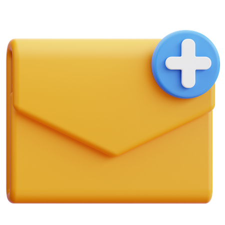 Add email  3D Icon