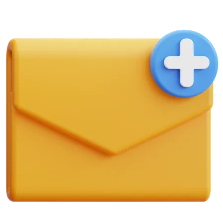 Add email  3D Icon