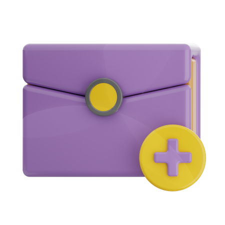 Add Email  3D Icon