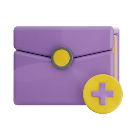Add Email  3D Icon