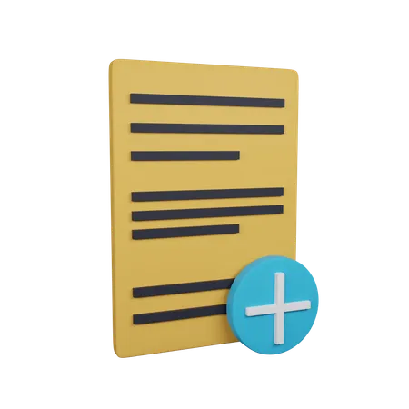 Add File 3 D Icon Contains PNG BLEND GLTF And BLEND Files 3D Icon