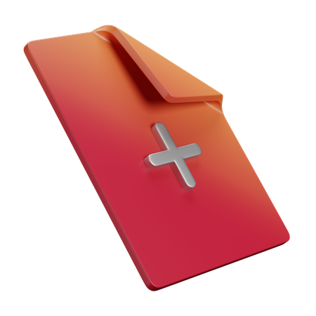 Add File  3D Icon