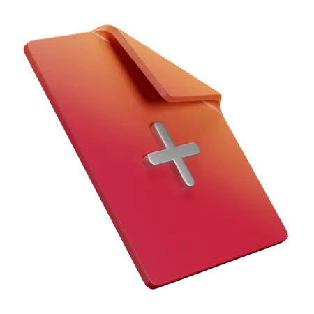 Add File  3D Icon