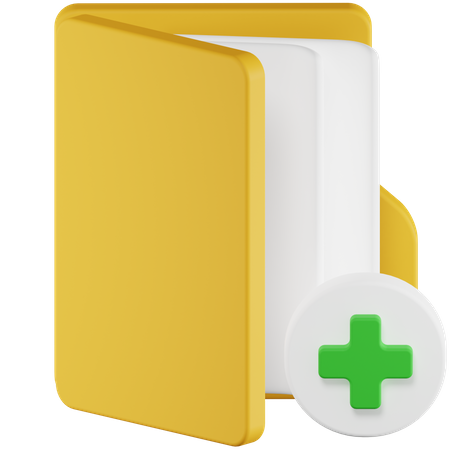 Add file  3D Icon