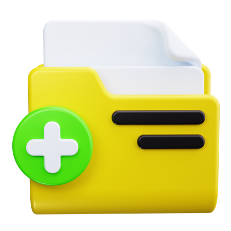 Add Folder  3D Icon