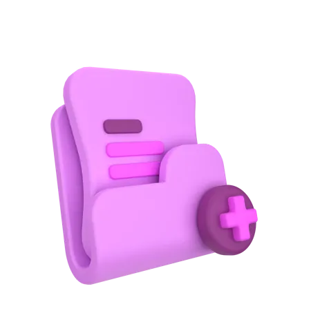 Add folder  3D Icon