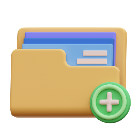 Add Folder  3D Icon