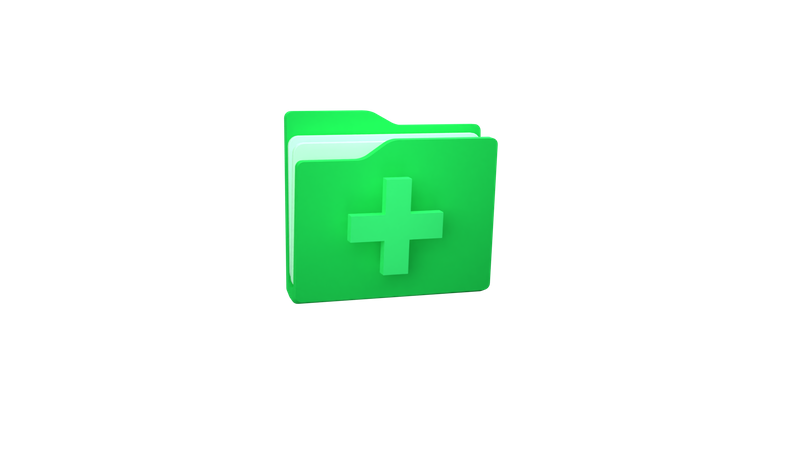 Add Folder 3D Icon