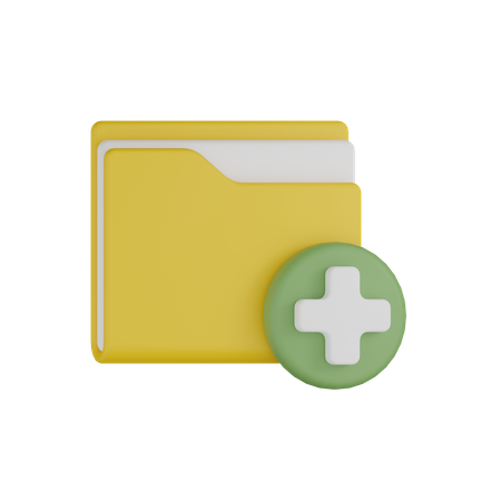 Add Folder  3D Icon