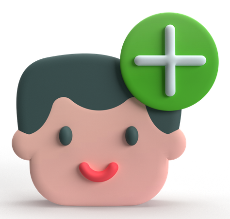 Add Friend  3D Icon
