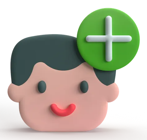 Add Friend  3D Icon