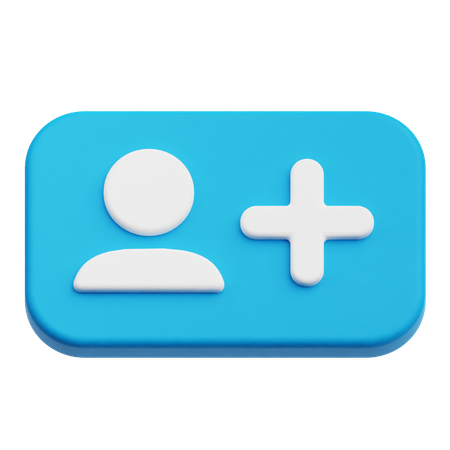 Add Friend  3D Icon