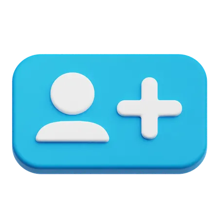 Add Friend  3D Icon