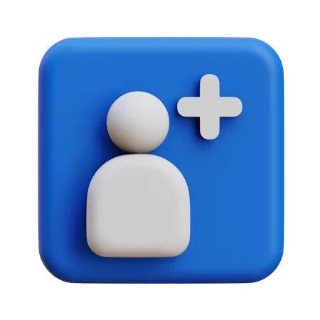 Add Friend  3D Icon