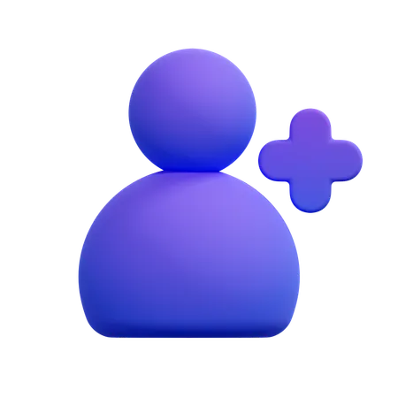 Add Friend  3D Icon