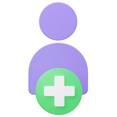 Add Friend  3D Icon