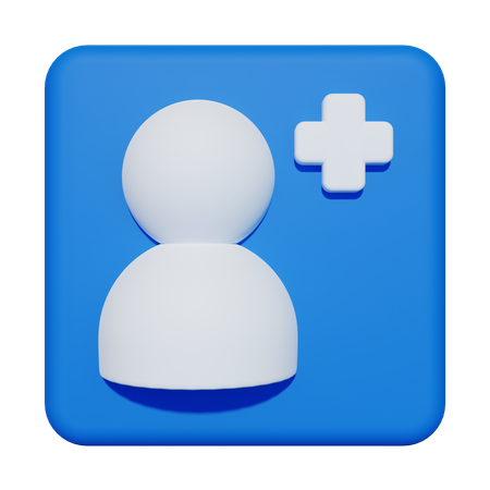 Add Friend  3D Icon