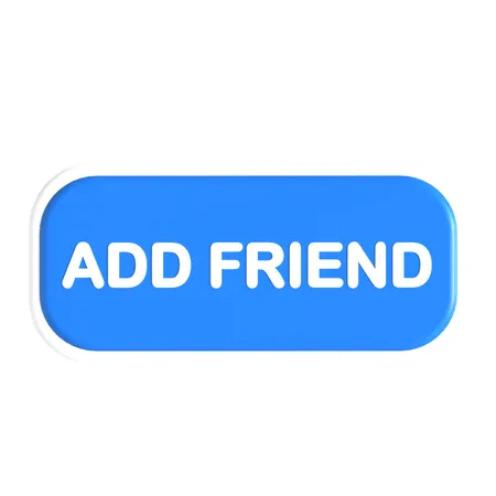 Add Friend Button  3D Icon