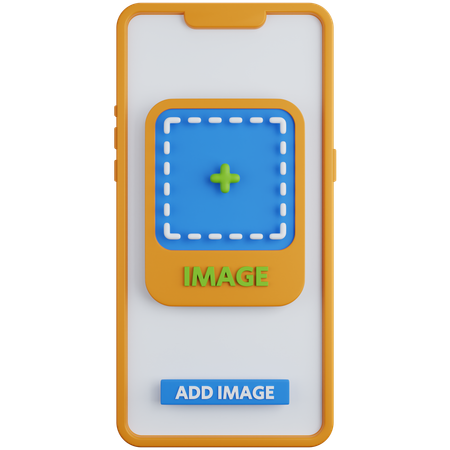 Add Image  3D Icon