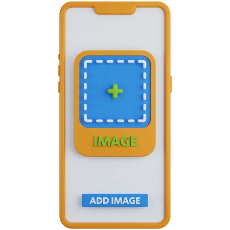 Add Image  3D Icon