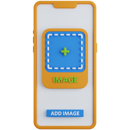 Add Image  3D Icon