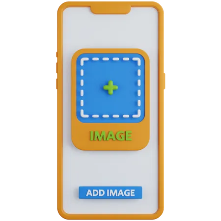 Add Image  3D Icon