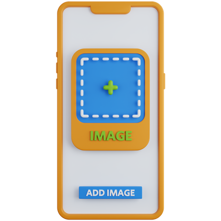 Add Image 3D Icon