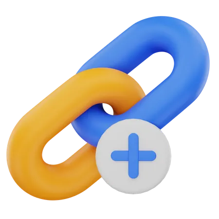 Add Link  3D Icon
