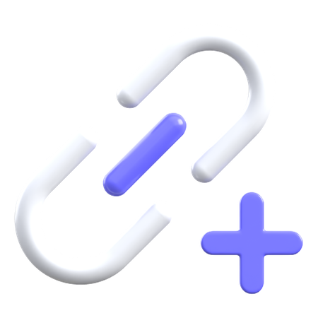 Add Link  3D Icon