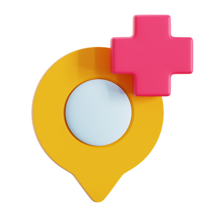 場所を追加  3D Icon