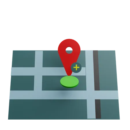 Add Location  3D Icon