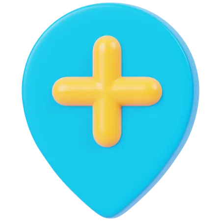Add Location  3D Icon