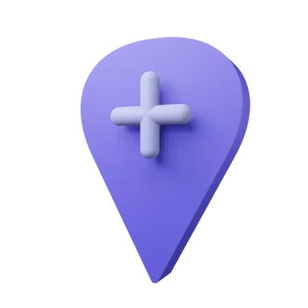 Add Location  3D Icon