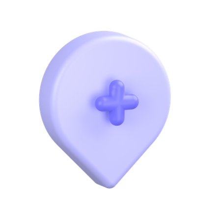 Add Location 3D Icon