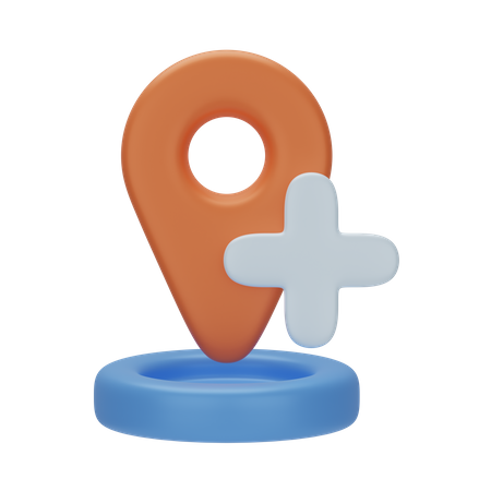 Add Location  3D Icon