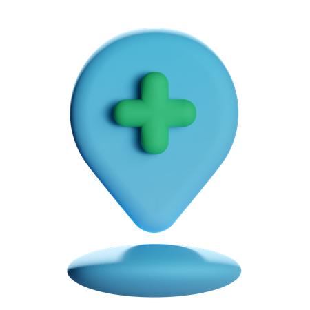 Add Location Pin  3D Icon
