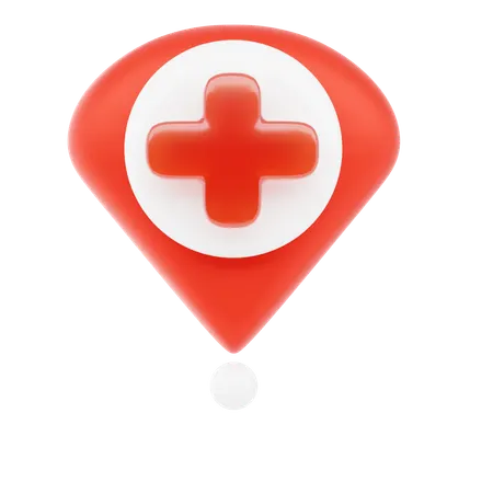 Add Location Pin  3D Icon