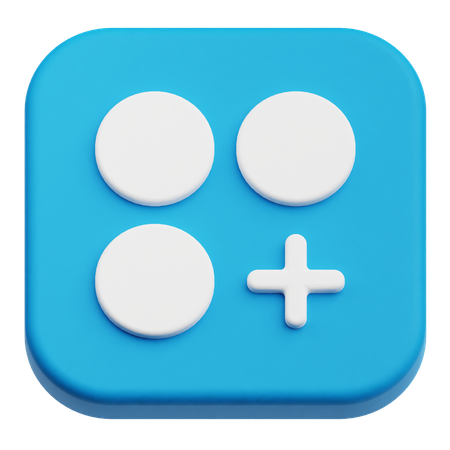 Add Menu  3D Icon