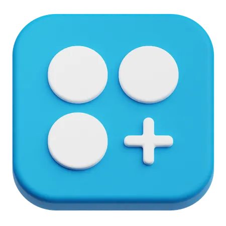 Add Menu  3D Icon
