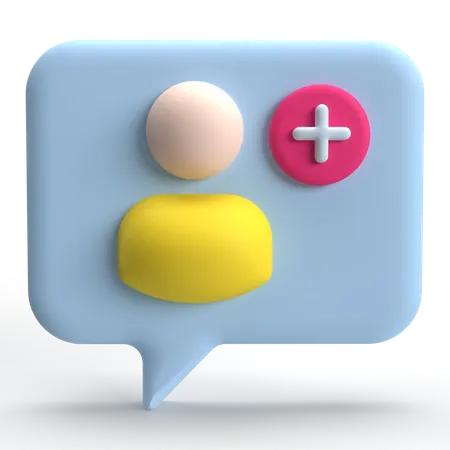 Add Message  3D Icon