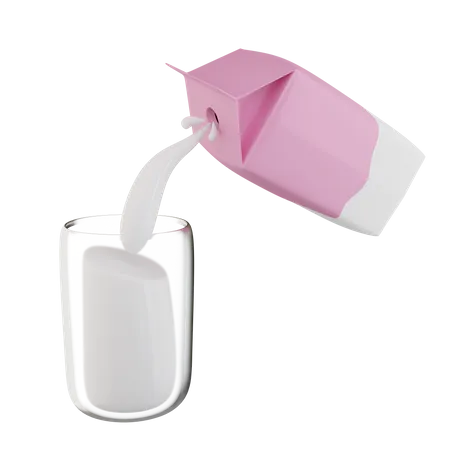 Add Milk  3D Icon