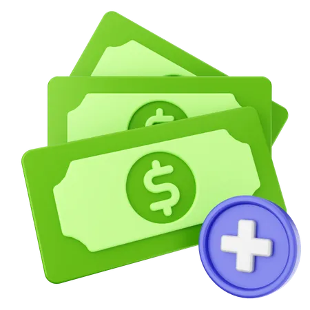 Add Money  3D Icon